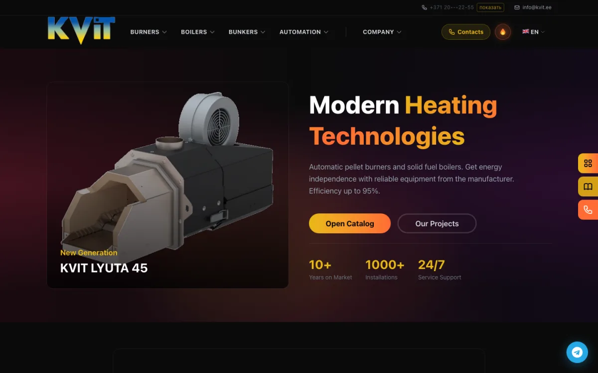 Kvit.ee website screenshot