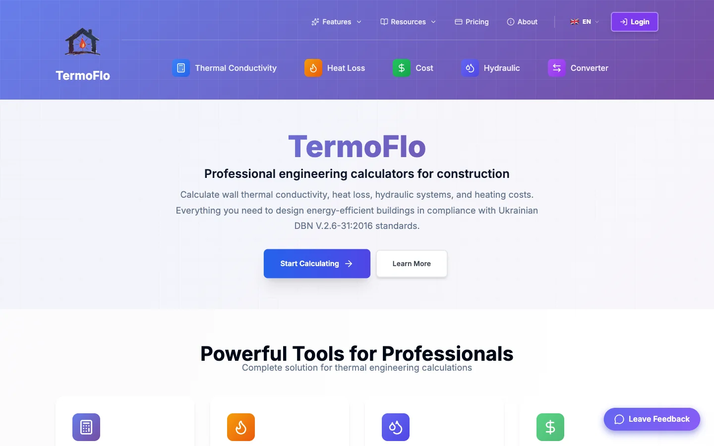 Termoflo platform hero image